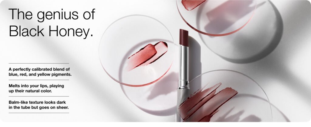 🚀39.99元即可获得3件套！🚀黑蜂蜜唇膏、高显色睫毛膏和眼影盘⚡持久3小时⚡